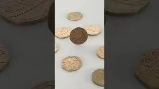 Rare Error 20p Coin - Stuck On A Penny Blank #shorts #2024  #coins