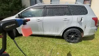 Wash and Detailing Toyota Fielder in Kampala 4k