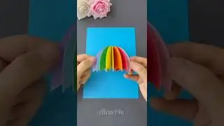 🖌️Easy umbrella craft 🎨3d craft☔Easy DIY💡#craft #DIY