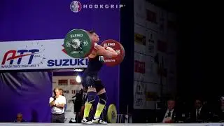 Mirco Scarantino (56) - 146kg Clean and Jerk @ 2017 European Championships