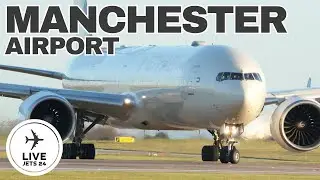 🔴Manchester Airport Live - Plane Spotting