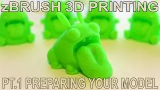 3D-печать zBrush, часть 1 — Подготовка модели