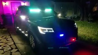 2017 Ford Explorer Civilian Model -Feniex Lights with Typhoon Handheld