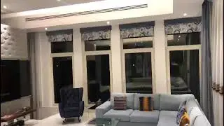 Motorized Printed Blinds | Buy Luxury Electric Blinds In UAE