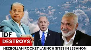 IDF: Hezbollah Rocket  Launch Sites in Lebanon Destroyed | #israel #hamas