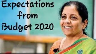 Expectations from Union budget 2020