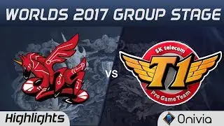 AHQ vs SKT   Highlights World Championship 2017 Group Stage AHQ Esports vs SK Telecom T1 by Onivia