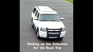 Packing up Suburban for the Mexico Road Trip