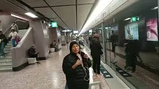 MTR Tsuen wan line M train prince Edward station 