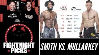 UFC Fight Night: Devonte Smith vs. Jamie Mullarkey Prediction
