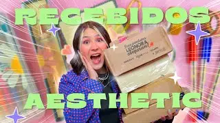 UNBOXING: PAPELARIA + ACESSÓRIOS AESTHETIC ✨