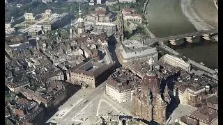 Dresden in historischen Luftbildaufnahmen