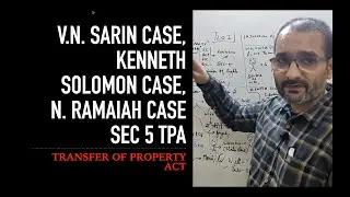 Sec 5 Transfer of Property Act | 3 Case Laws | DU LLB Semester | Lecture 2 | LLBx