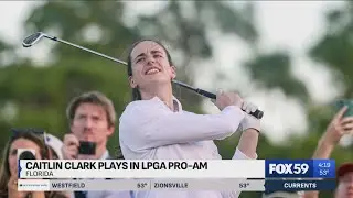 Caitlin Clark draws a big crowd for an LPGA pro-am in Florida