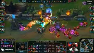 [CKTG 2017] EDG vs SKT Highlights | World Championship 2017 Group Stage Day 2