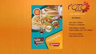 Flyers Printing UK - A3 Flyers - FotoSnipe