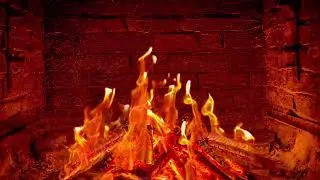 🔥 5 Hours Cozy Fireplace Sounds at Night | Deep Sleep & Relaxation