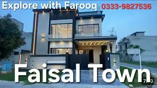 8 marla | Sun-Face | House for Sale | Near Park Masjid School | Faisal Town Islamabad | Farooq.