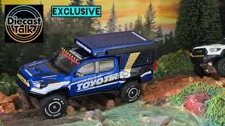 Diecast Talk Exclusive Toyota Tacoma camper. Unboxing Review!