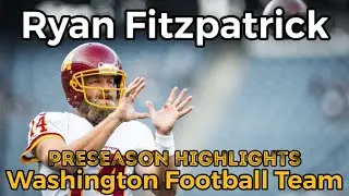 Ryan Fitzpatrick | 2021 Preseason Highlights | Washington Football Team