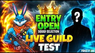 🔴 LIVE GUILD TEST! 🏆 NEED DANGEROUS PLAYERS 😈 #FreeFireLive #GodFreak