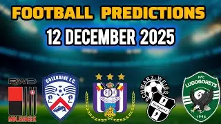 Friday Football Predictions 12 December 2025 | Best Betting Tips & Accumulator | GoldenGoalTips