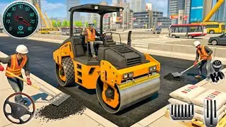 Road Construction Simulator 2025 - Heavy Excavator & Bulldozer Gameplay - Construction Games 3D