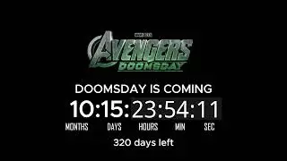 Avengers Doomsday Countdown | #avengers #avengersdoomsday #avengersdoomsdaycountdown