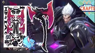 God King Darius Axe Wild Rift | Pepakura Pattern PDO