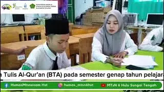 Bimbingan BTA Rutin, MTsN 6 Hulu Sungai Tengah Tingkatkan Kemampuan Baca Al-Qur’an Peserta Didik