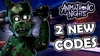 (2 New Codes) Scraptrap and Rockstar Foxy Update Animatronic Nights FNAF Roblox