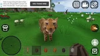 mini block craft fighting animals