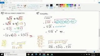 Math, Grade 10, January 30, Algebra (Review)