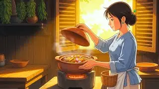 Traditional Vietnamese Clay Pot Fish | Ghibli Slow Living | Cozy ASMR Cooking in a Rural Kitchen