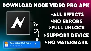 Node video pro app download without any problem | Text glow effect | Badshah Creation244