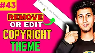 How to Edit Or Remove Footer Copyright In Any WordPress Theme - WordPress Hacks