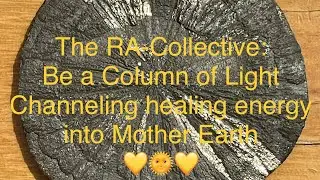 Regine Schott channeling the RA-Collective, healing energy, light language and toning