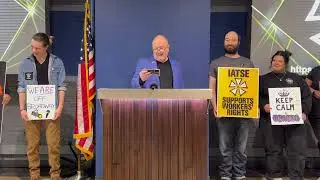 IATSE Off Broadway Press Conference, February 29 2024