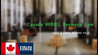 60bbl brewery equipment installed in Canada