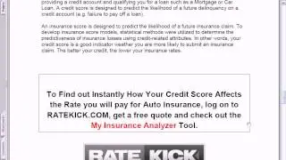 How Does My Credit Score Affect My Car Insurance Rates?
