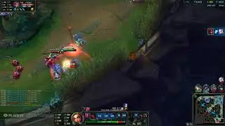 KATARINA 1V3 OUTPLAY | Smurfing in plat with kata | patch 7.16