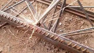 what is the correct way to weld concrete metal? stick welding