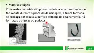 Projeto de Usinagem: Cavacos -  IFMG
