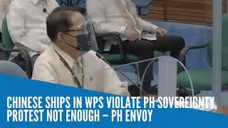 Chinese ships in WPS violate PH sovereignty, protest not enough - PH envoy