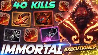 AXE EXECUTIONER 40 KILLS - Immortal Rank - Dota 2 Pro Gameplay [Watch & Learn]