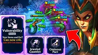 1 in a Billion Odds Crit Highroll: Vulnerability + Jeweled Gauntlet Cassiopeia | ARAM Mayhem