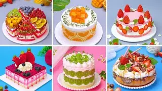 As 10+ Ideias Mais Bonitas Para Decorar Bolos De Fruta Em 2026 🍓🥭🍇 Satisfying Dessert Video