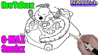 How to draw Pokemon | Gigantamax Snorlax | easy drawing step by step