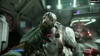 Doom 2016 Lazarus Labs Nightmare 100% run with death counter  Featuring the Cyberdemon