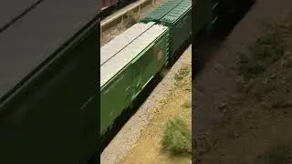 leaping and bounding down the long straight at full open reg #hoscaletrains #train #fun #ah